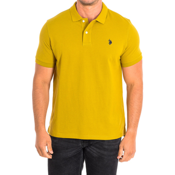 Textil Muži Polo s krátkými rukávy U.S Polo Assn. 61423-161 Žlutá