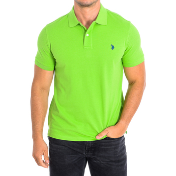 Textil Muži Polo s krátkými rukávy U.S Polo Assn. 61423-341 Zelená