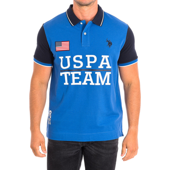Textil Muži Polo s krátkými rukávy U.S Polo Assn. 61429-137 Modrá