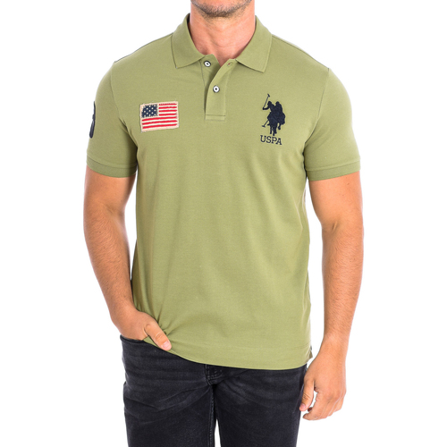 Textil Muži Polo s krátkými rukávy U.S Polo Assn. 61431-246 Khaki