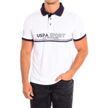Textil Muži Polo s krátkými rukávy U.S Polo Assn. 61798-101 Bílá