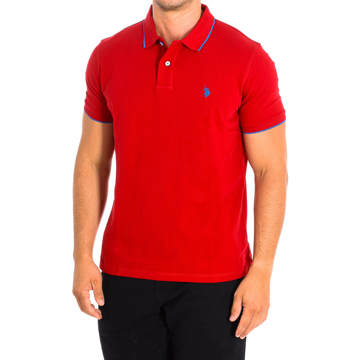 Textil Muži Polo s krátkými rukávy U.S Polo Assn. 64308-256 Červená