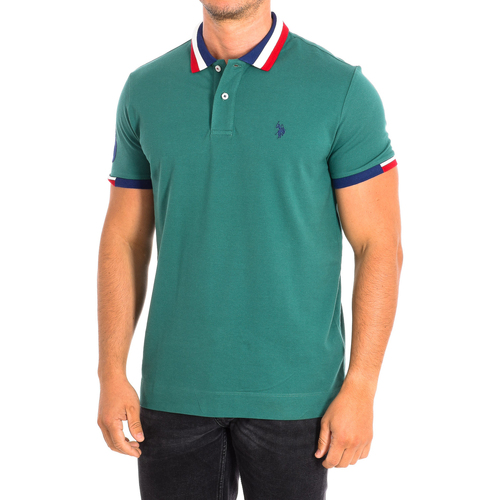 Textil Muži Polo s krátkými rukávy U.S Polo Assn. 64775-149 Zelená