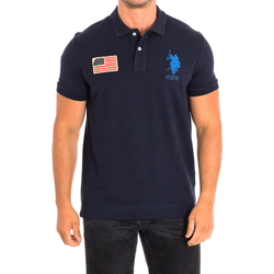 Textil Muži Polo s krátkými rukávy U.S Polo Assn. 64777-179 Tmavě modrá