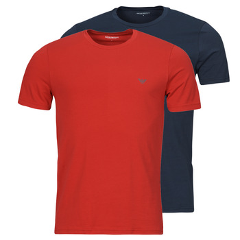 Textil Muži Trička s krátkým rukávem Emporio Armani ENDURANCE X2 Tmavě modrá / Červená