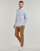 Textil Muži Košile s dlouhymi rukávy Gant REG POPLIN STRIPE SHIRT Bílá / Modrá