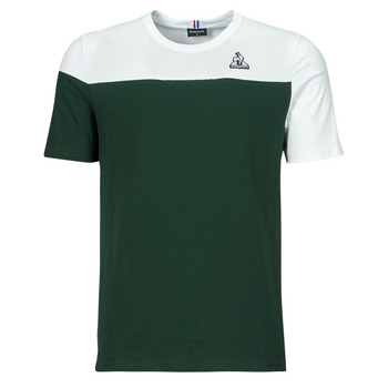 Textil Muži Trička s krátkým rukávem Le Coq Sportif BAT TEE SS N°3 M Bílá / Zelená