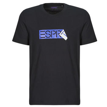 Esprit Trička s krátkým rukávem SUS LOGO TEE - Černá