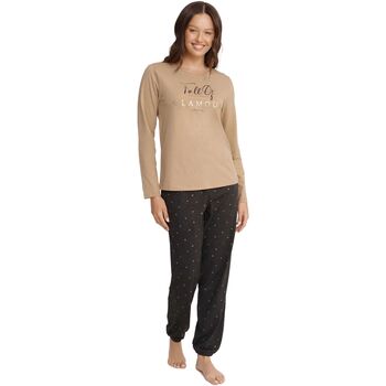 Textil Ženy Pyžamo / Noční košile Esotiq & Henderson Dámské pyžamo 40936 Glam beige 