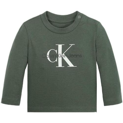 Textil Chlapecké Větrovky Calvin Klein Jeans  Zelená