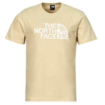 The North Face Trička s krátkým rukávem WOODCUT - Béžová