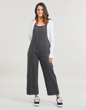 Textil Ženy Overaly / Kalhoty s laclem Billabong PACIFIC TIME Černá