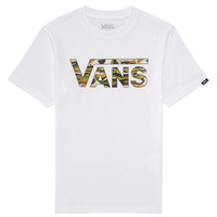 Textil Chlapecké Trička s krátkým rukávem Vans BY VANS CLASSIC LOGO FILL Bílá