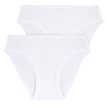 Spodní prádlo Dívčí Kalhotky Petit Bateau A0AA3 X2 Bílá