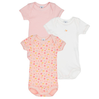 Textil Dívčí Pyžamo / Noční košile Petit Bateau LOT X3 Bílá / Růžová