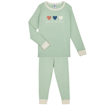 Textil Dívčí Pyžamo / Noční košile Petit Bateau MAMIA Zelená