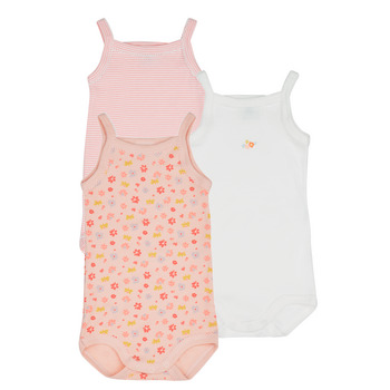 Textil Dívčí Pyžamo / Noční košile Petit Bateau LOT X3 Růžová / Béžová