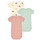 Textil Děti Pyžamo / Noční košile Petit Bateau A09YF6 X3 Bílá / Červená / Zelená