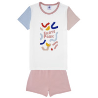 Textil Děti Pyžamo / Noční košile Petit Bateau MANOELOU Bílá