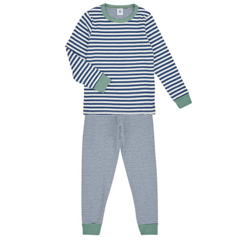 Textil Děti Pyžamo / Noční košile Petit Bateau MLEMENT Tmavě modrá