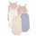 Textil Dívčí Pyžamo / Noční košile Petit Bateau BODY BRETELLE X5           
