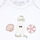 Textil Dívčí Set Guess BODY + CHIFFON SHORTS Bílá / Růžová