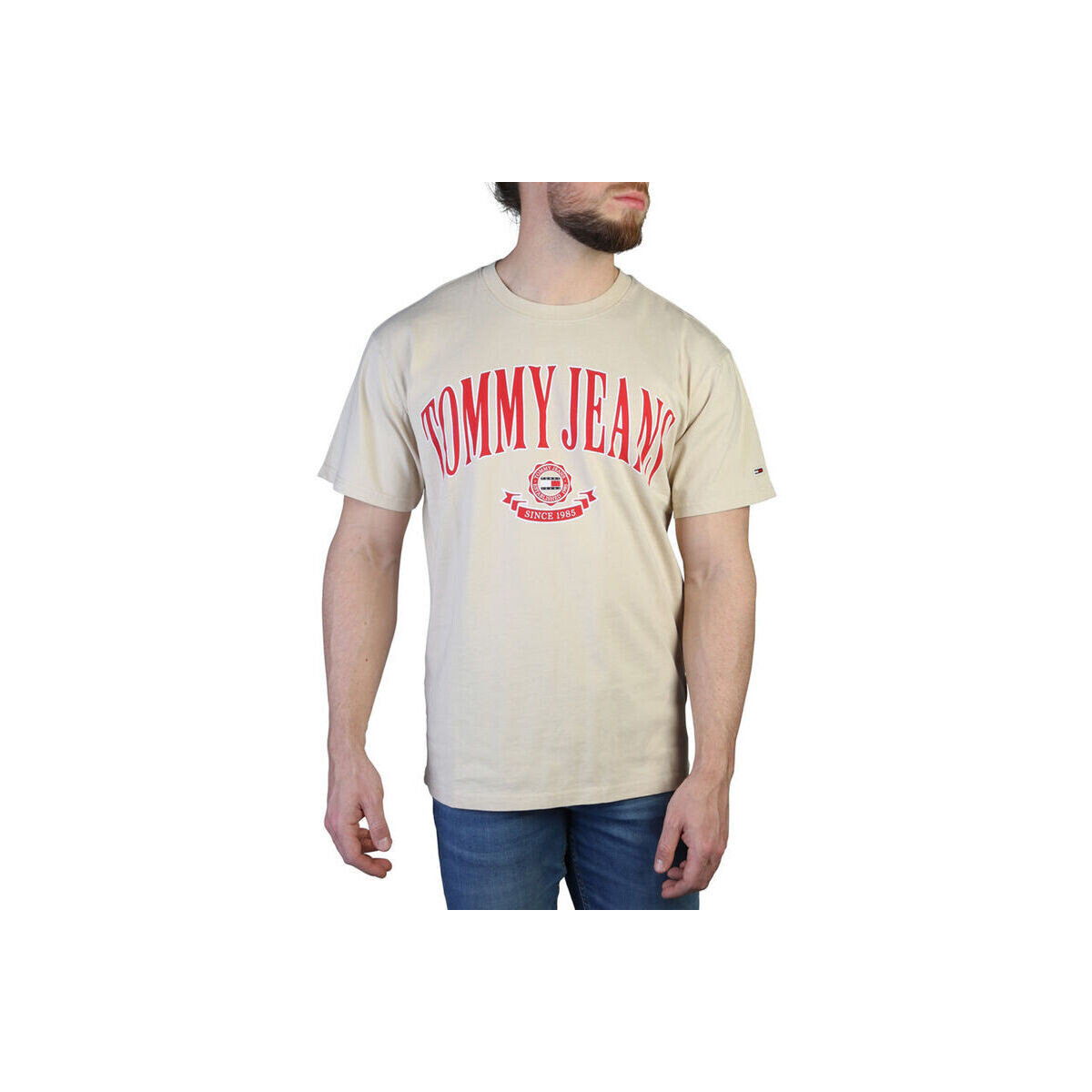Textil Muži Trička s krátkým rukávem Tommy Hilfiger - dm0dm16400 Hnědá