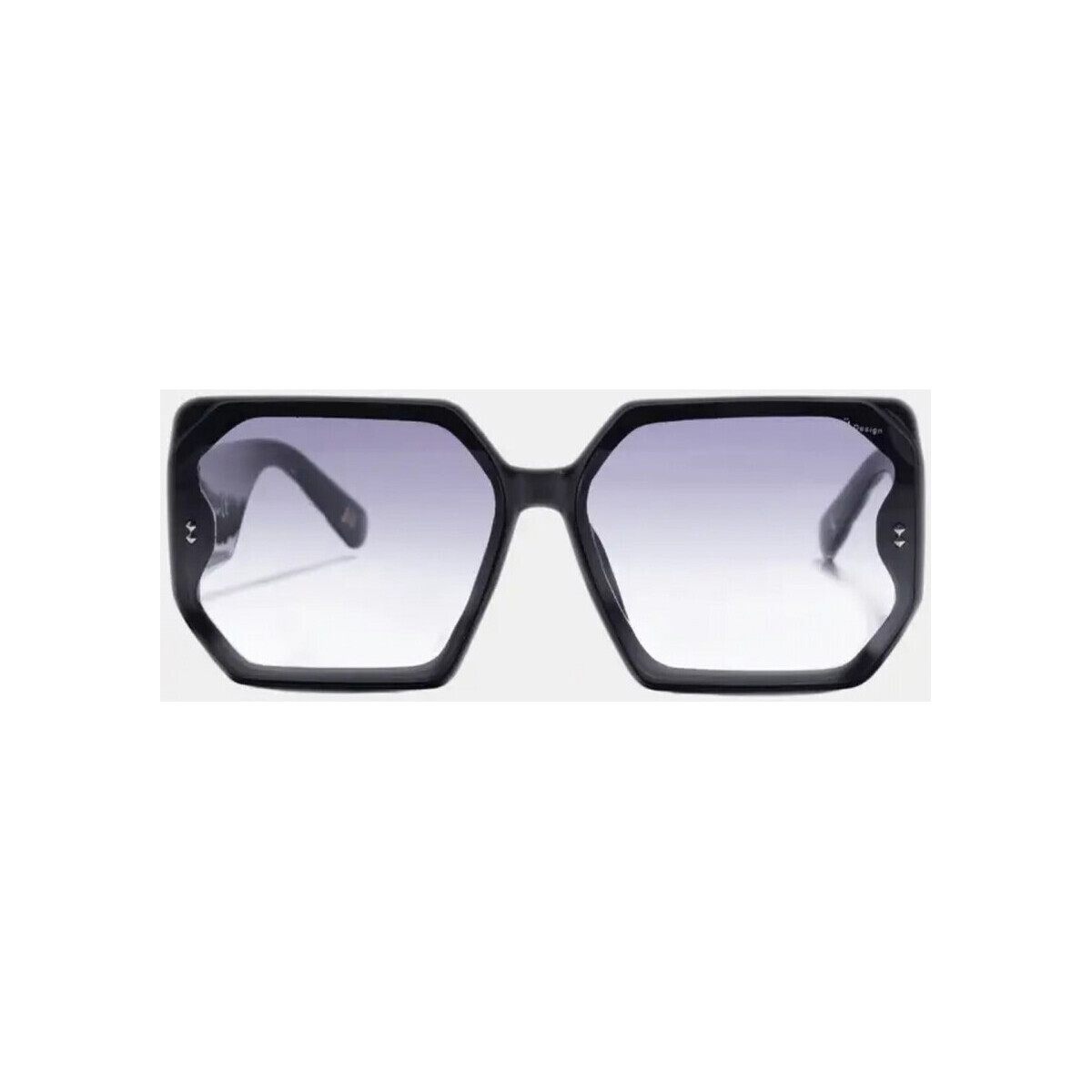 Hodinky & Bižuterie Muži sluneční brýle Iyü Design Flavie Černá