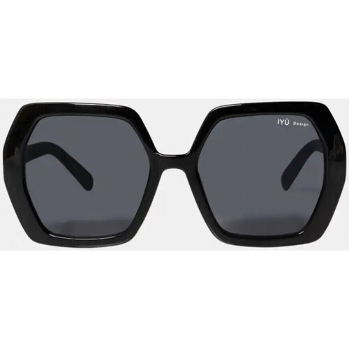 Hodinky & Bižuterie Ženy sluneční brýle Iyü Design Leonie Černá