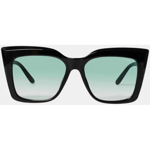 Hodinky & Bižuterie Muži sluneční brýle Iyü Design Nancy Černá