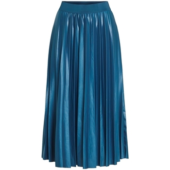 Vila Krátké sukně Skirt Nitban - Moroccan Blue - Modrá