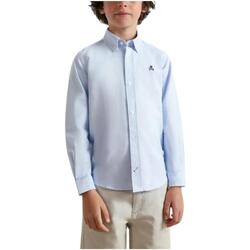 Textil Chlapecké Košile s dlouhymi rukávy Scalpers  Modrá