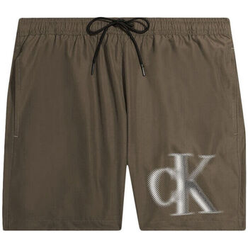Textil Muži Kraťasy / Bermudy Calvin Klein Jeans km0km00800-gxh brown Hnědá