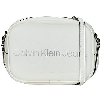 Taška Muži Kabelky s dlouhým popruhem Calvin Klein Jeans SCULPTED CAMERA BAG18MONO Bílá