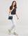 Textil Ženy Trička s krátkým rukávem Calvin Klein Jeans MONOLOGO SLIM TEE Černá