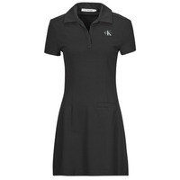 Textil Ženy Krátké šaty Calvin Klein Jeans MILANO UTILITY DRESS Černá