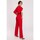 Textil Ženy Overaly / Kalhoty s laclem Made Of Emotion Dámský overal Ono M670 červená Červená
