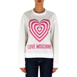 Textil Ženy Mikiny Love Moschino W6306 56 E2246 Bílá