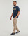 Textil Muži Trička s krátkým rukávem Timberland Linear Logo Short Sleeve Tee Tmavě modrá