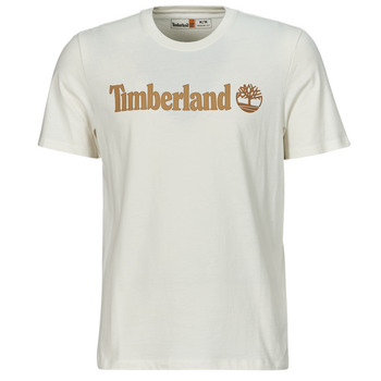 Timberland Linear Logo Short Sleeve Tee Bílá