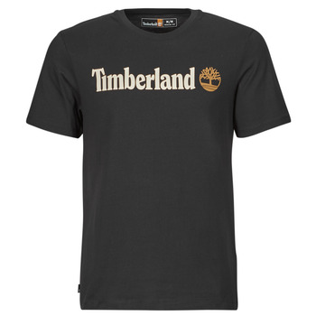 Timberland Linear Logo Short Sleeve Tee Černá