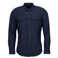 Textil Muži Košile s dlouhymi rukávy G-Star Raw marine slim shirt l\s Tmavě modrá