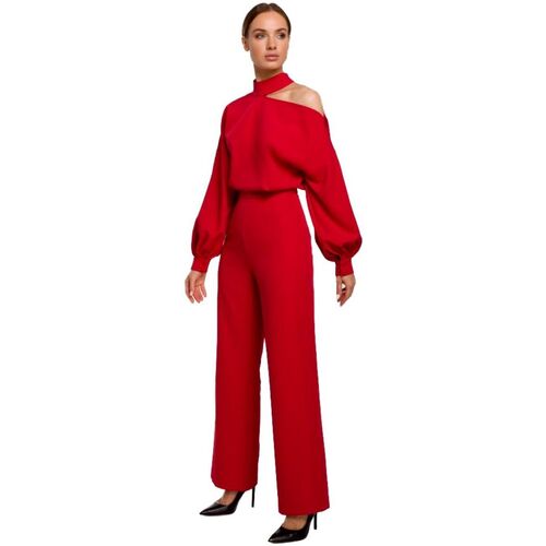 Textil Ženy Overaly / Kalhoty s laclem Made Of Emotion Dámský overal Gyirung M528 červená Červená