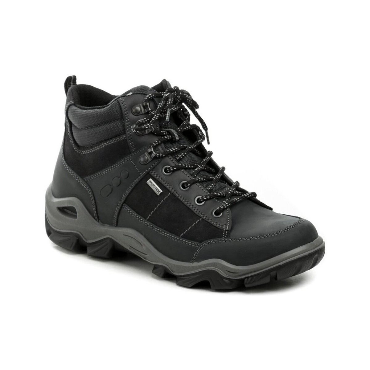 Boty Chlapecké Kotníkové boty Imac I3332z61 černé pánské zimní trekingové boty Černá