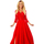 Textil Ženy Krátké šaty Numoco Dámské společenské šaty Amber červená Červená