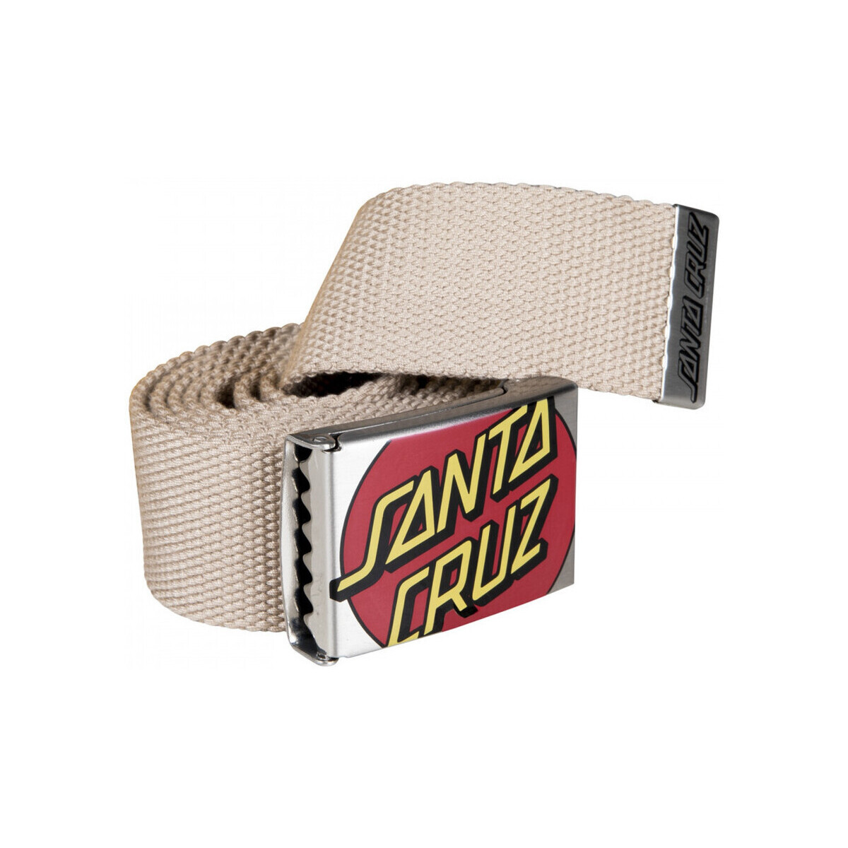 Textilní doplňky Pásky Santa Cruz Crop dot belt Béžová