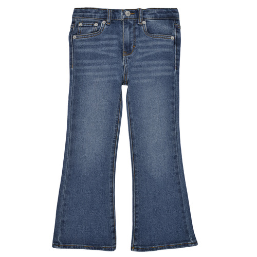 Textil Dívčí Jeans široký střih Levi's 726 HIGH RISE FLARE JEAN Modrá