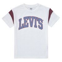 Textil Chlapecké Trička s krátkým rukávem Levi's LEVI'S PREP SPORT TEE Bílá / Modrá / Červená