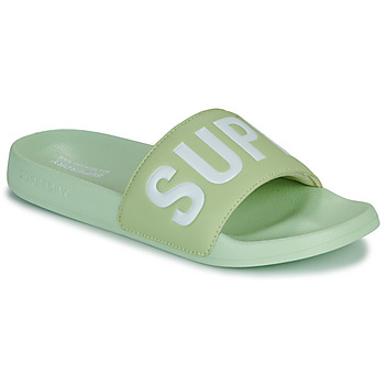 Boty Ženy pantofle Superdry Sandales De Piscine Véganes Core Zelená / Bílá