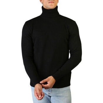 Textil Muži Svetry 100% Cashmere Jersey roll neck Černá